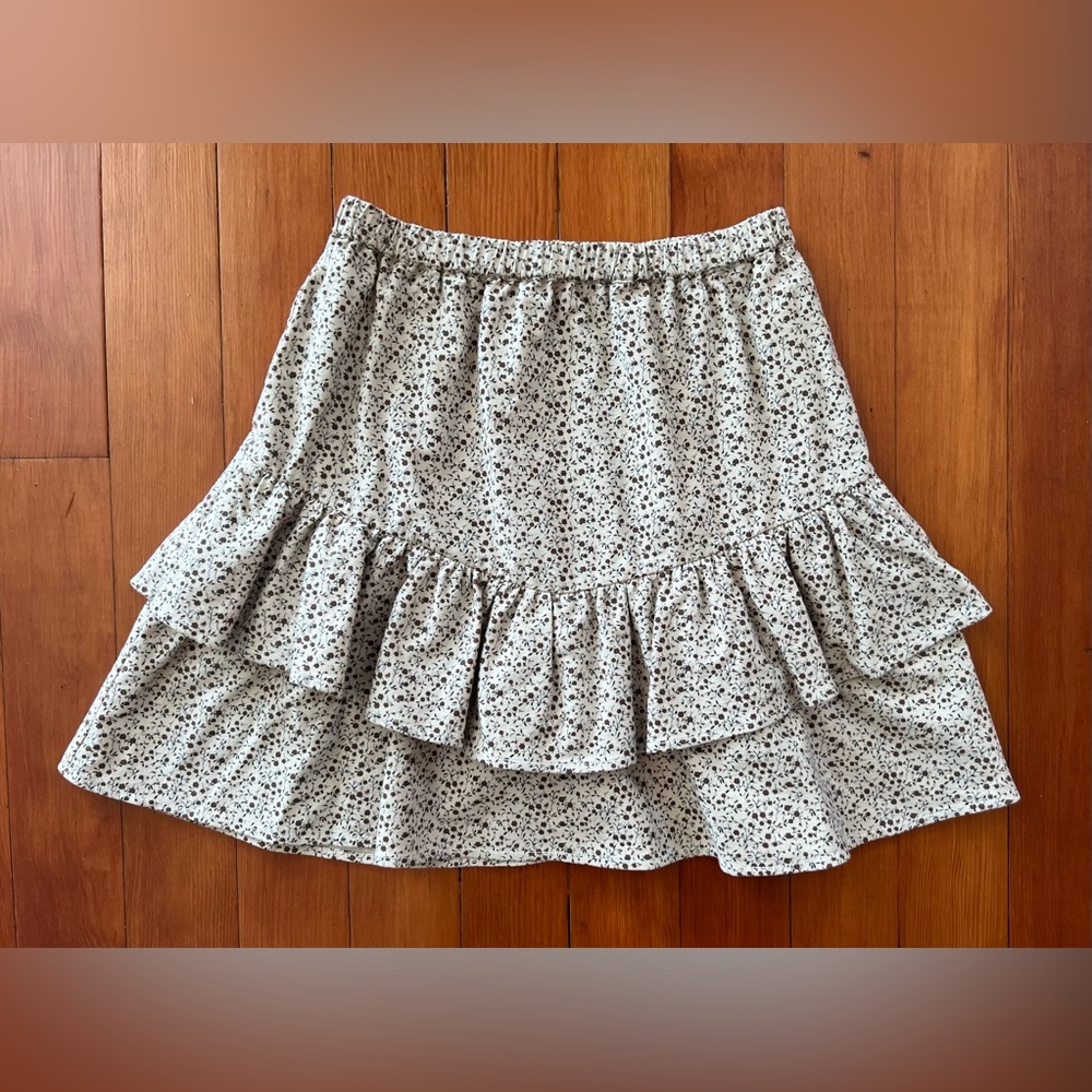 NWOT Madewell Flannel Pull-On Mini Skirt - XS - Picture 2 of 9